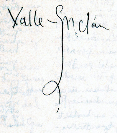 Historias con Historia  » Blog Archive   » El Genio de Don Ramón de Valle-Inclán