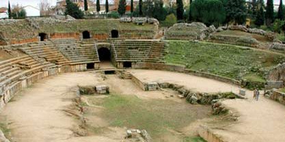 Merida y la posible piscina para las Naumaquias.